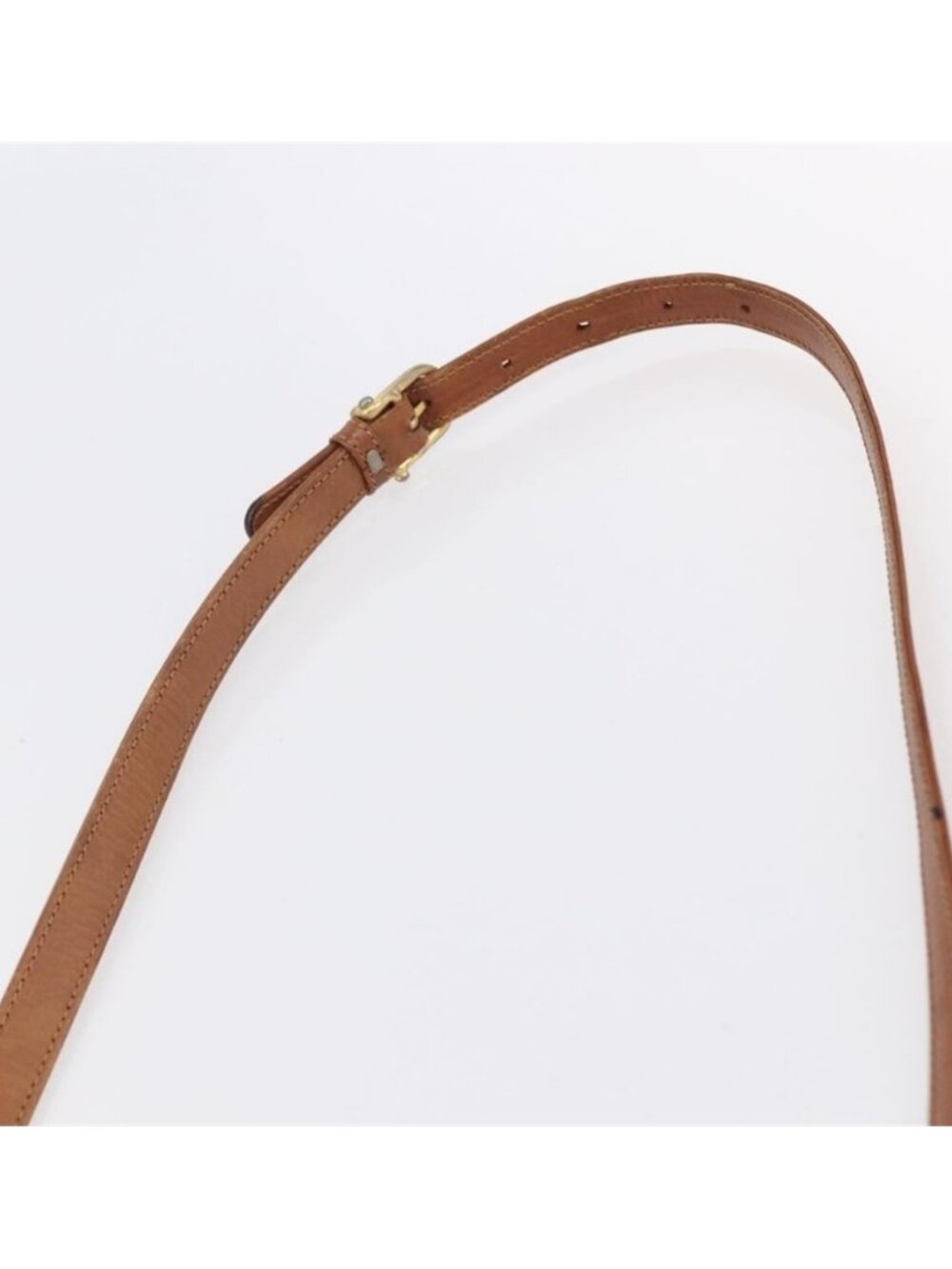 Authentic CELINE Macadam Canvas Shoulder Bag PVC Beige Gold - Picture 13 of 16